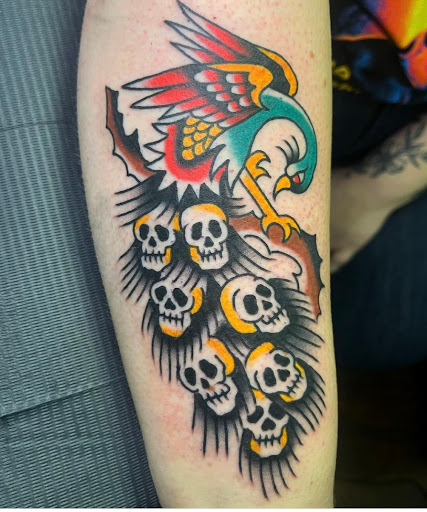 Explore aunt niece tattoo ideas, creative tattoo ideas in Ludlow, available at The Fat Cat Tattoo