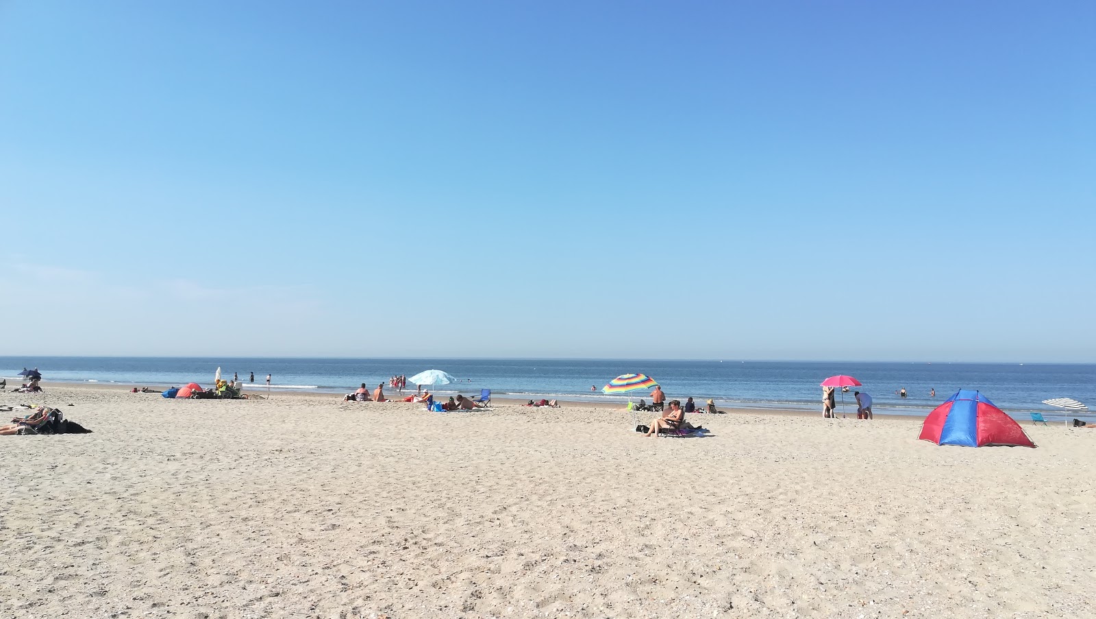 Foto van Banjaardstrand en de nederzetting