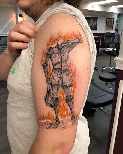 Explore grand teton tattoo ideas, creative tattoo ideas in Westland, available at Premier Tattoo Company Westland