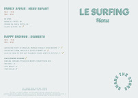 Menu / carte de Le Surfing since 1988 à Seignosse
