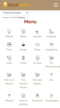 Vitto Pitagorico à Naples menu