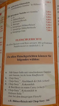 Asia Bistro Zörbig à Zörbig menu
