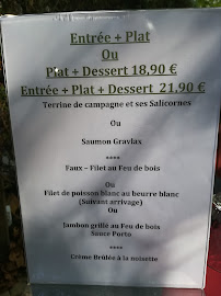 Carte du Restaurant Le Vieux Logis à Guérande