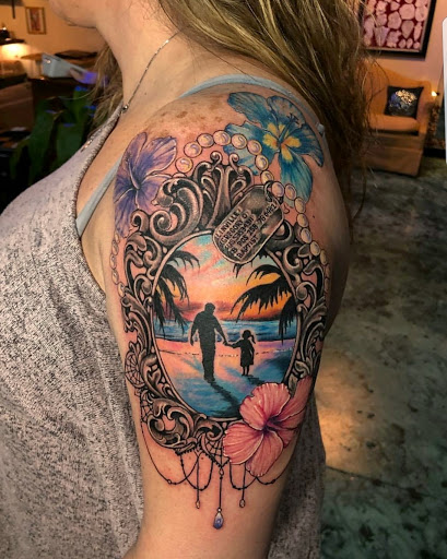 Explore ambigram tattoo ideas, creative tattoo ideas in Charlotte, available at Tattoo Me Charlotte