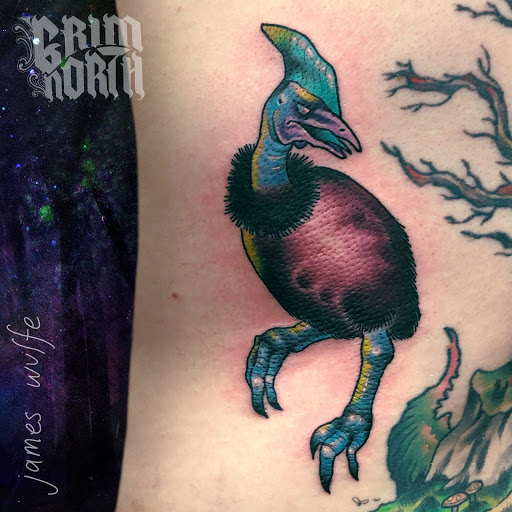 Explore headstone tattoo ideas, creative tattoo ideas in Portsmouth, available at Grim North Tattoo and Piercing