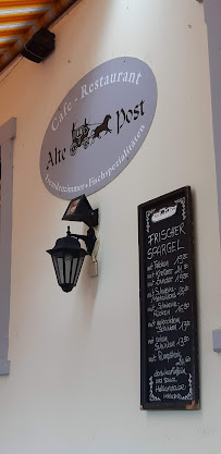 Alte Post à Meersburg menu