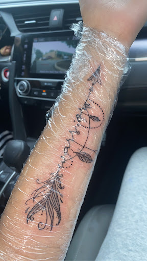 Explore faith over fear tattoo ideas, creative tattoo ideas in Roanoke, available at Black Caesar Tattoos & Piercings