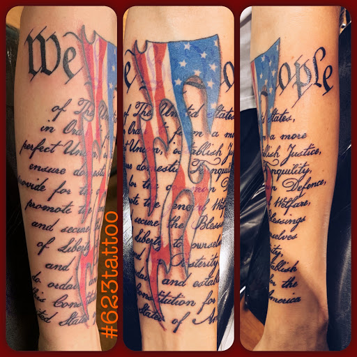 Explore neck tattoos for women ideas, creative tattoo ideas in Watertown, available at 623 Tattoo