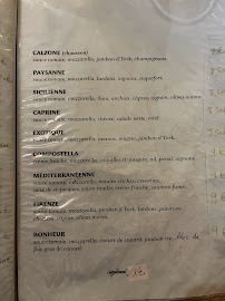 La Trattoria à Eauze menu