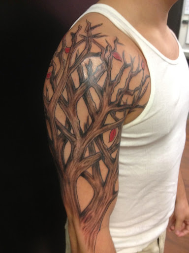 Explore small hunting tattoo ideas, creative tattoo ideas in North Palm Beach, available at Triton Tattoo North Palm Beach