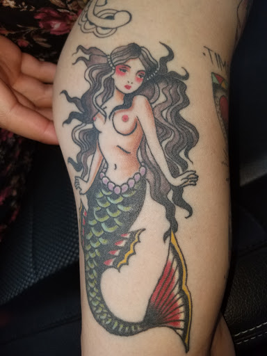 Explore trap house tattoo ideas, creative tattoo ideas in Yorktown, available at Army Navy Tattoo