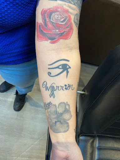 Explore banjo tattoo ideas, creative tattoo ideas in Lakeland, available at Lyons Den Tattoo Company