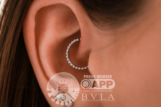 Explore shield tattoo ideas, creative tattoo ideas in Akron, available at Good Life Body Piercing and Fine Jewelry