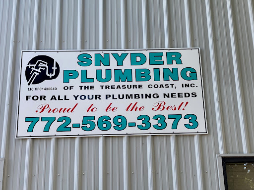 Plumber «Snyder Plumbing of the Treasure Coast, Inc.», reviews and photos, 1525 Old Dixie Hwy, Vero Beach, FL 32960, USA