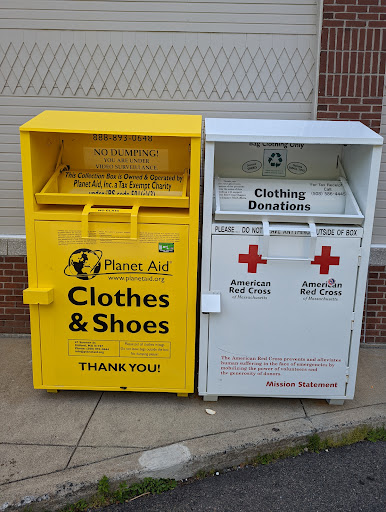 Red Cross Clothing Donation Bin