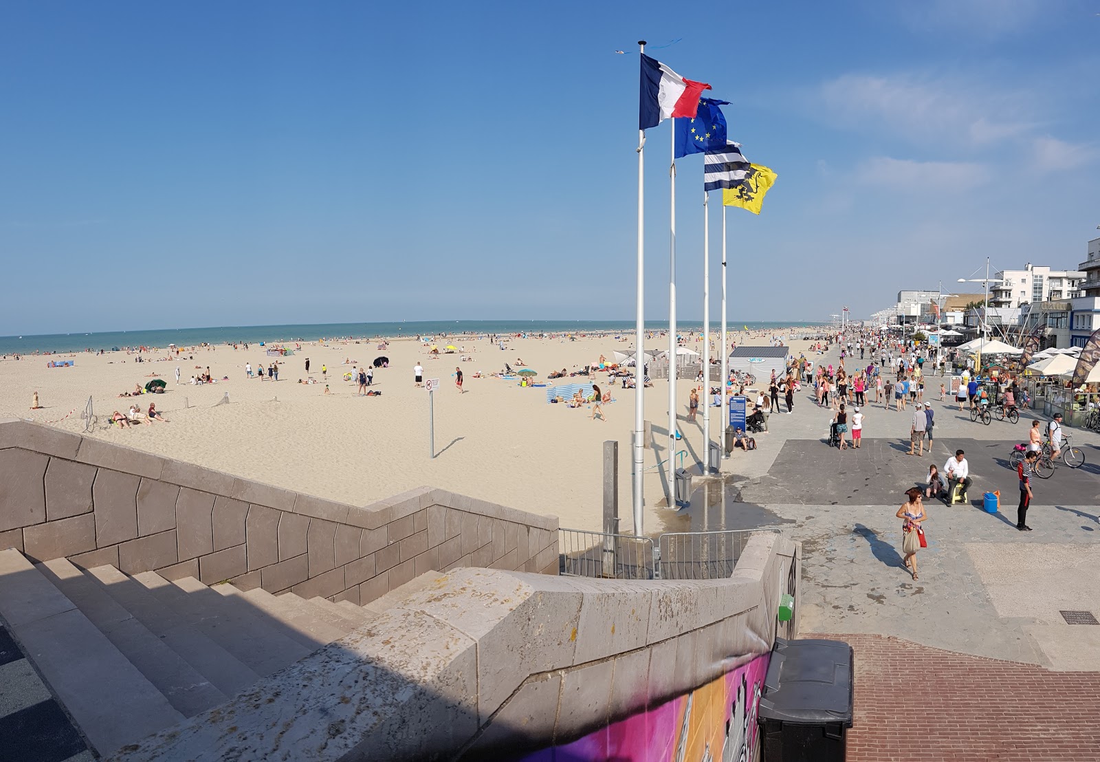 Plage de MalolesBains beach on the