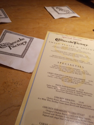 Restaurant «The Cheesecake Factory», reviews and photos, 71 Isham Rd, West Hartford, CT 06107, USA