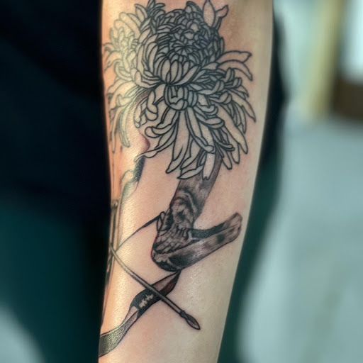 Explore bite mark tattoo ideas, creative tattoo ideas in Buckeye, available at Irie Art in Ink
