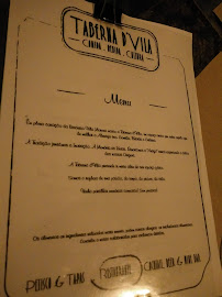 Taberna d'Vila em Grândola menu n° 14
