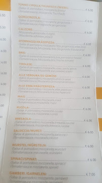 Menu / carte de Lang Jun à Bruneck