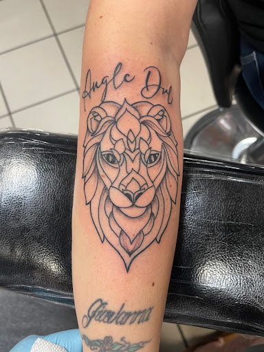 Explore left arm sleeve tattoo ideas, creative tattoo ideas in Mastic, available at Infinity Tattoo