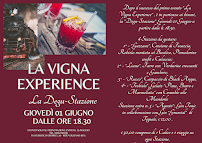 Menu du La Vigna à Trobiolo
