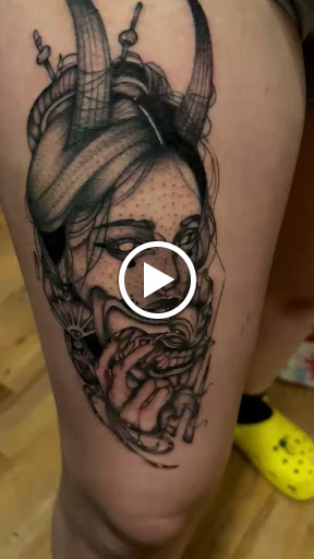 Explore sword art online tattoo ideas, creative tattoo ideas in Vancouver, available at New Ink Tattoo