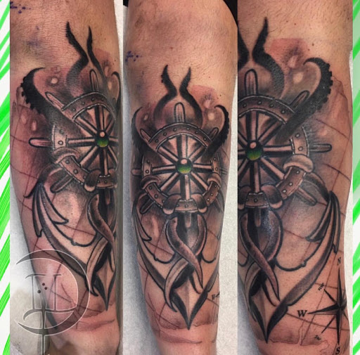 Explore anatomical heart tattoo ideas, creative tattoo ideas in Charlotte, available at Tattoo Bills Charlotte