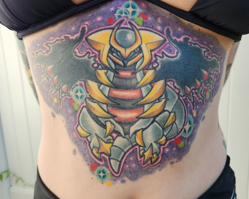 Explore cover up tattoos ideas, creative tattoo ideas in Medford, available at Michael Angelo Ink