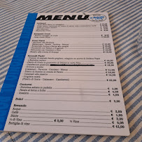 Menu / carte de La Osteria da Antonio al porto à Anzio