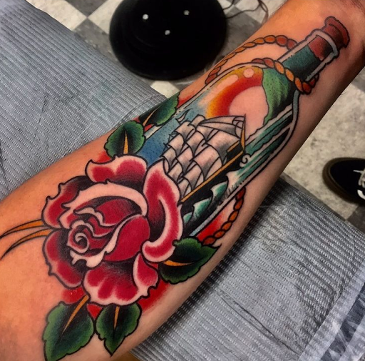Explore life tattoo ideas, creative tattoo ideas in Virginia Beach, available at Salt Water Tattoo