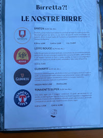 Pizzeria AQUILETTA à Breno (la carte)