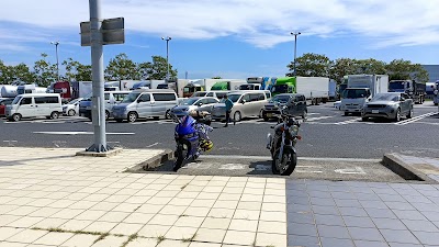 中郷SA(下り)二輪駐車場