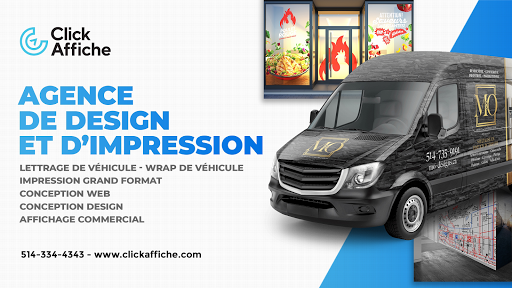Click Affiche Inc. - Vehicle Wrap and Web Design