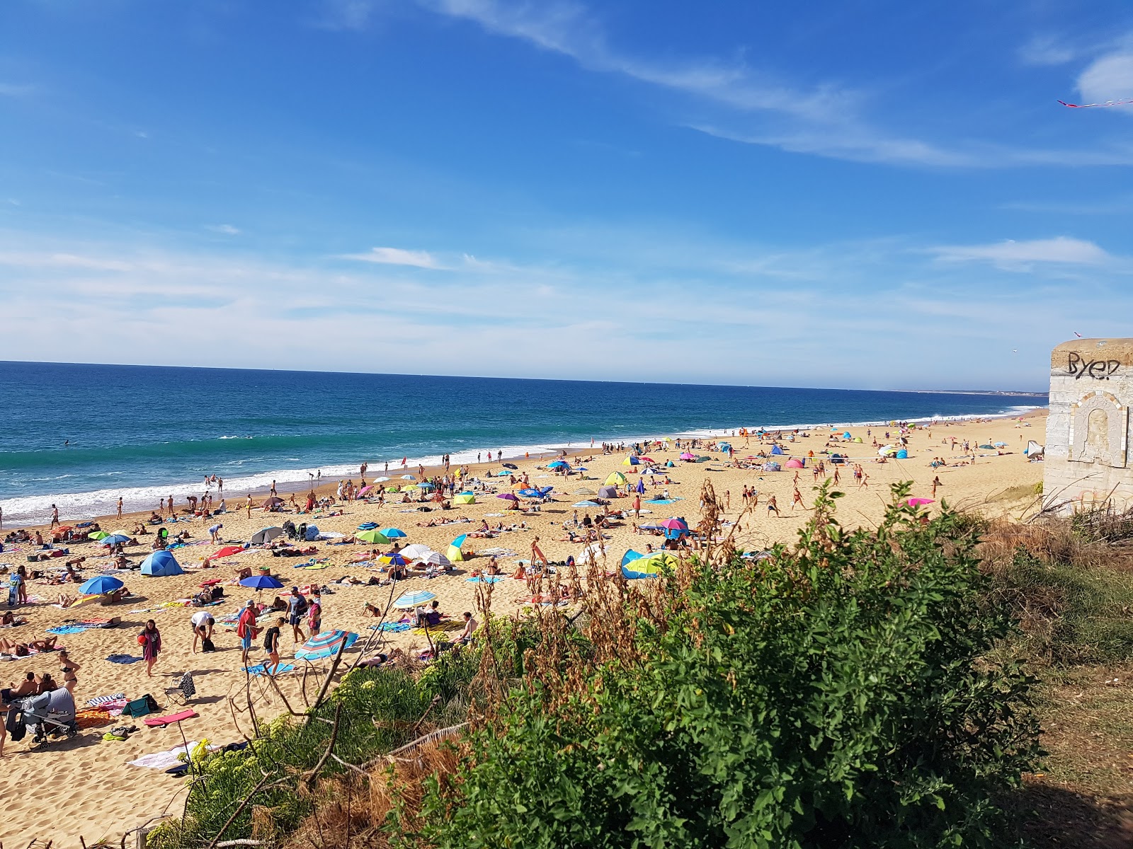 Fotografija Plage de Labenne z dolga ravna obala