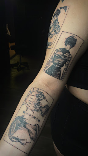 Explore bass fish tattoo ideas, creative tattoo ideas in Apple Valley, available at 21st Vintage Tattoo