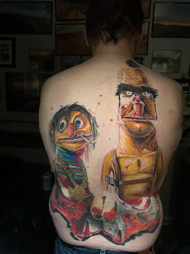 Explore brother bear tattoo ideas, creative tattoo ideas in Fond Du Lac, available at Underground Ink