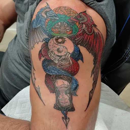 Explore hawaii tattoo ideas for men, creative tattoo ideas in Ash Fork, available at Berts Ink Tattoos LLC studios