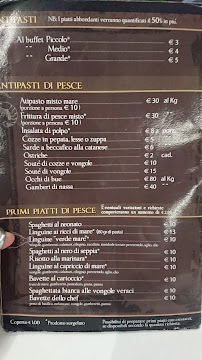 Trattoria del Cavaliere à Catania menu