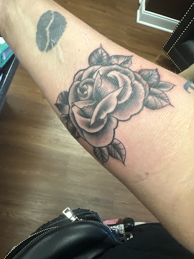Explore twin flame tattoo ideas, creative tattoo ideas in Hinesville, available at Dark Horse Art Studios