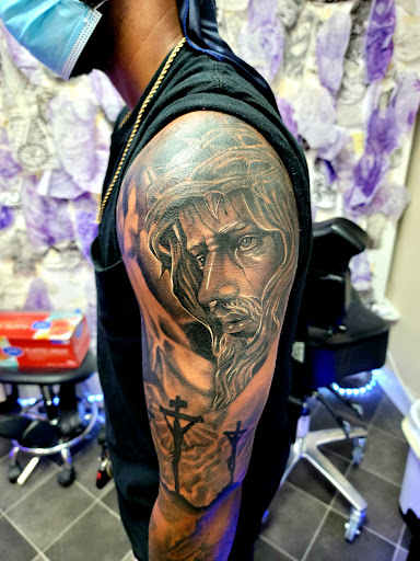 Explore kirby tattoo ideas, creative tattoo ideas in Richmond, available at Captured Moment Tattoos