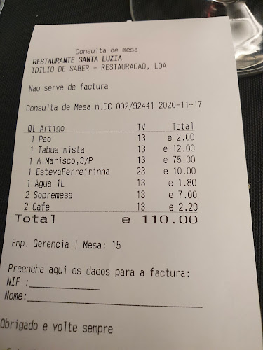 Restaurante Santa Luzia