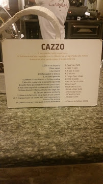 Cammafà à Turin menu
