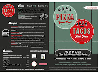 Menu du Mama pizza Papa Tacos à Caudan