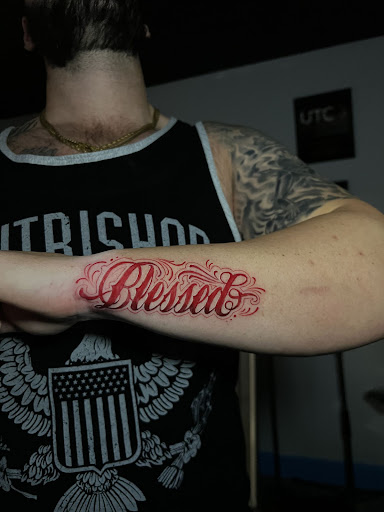 Explore dripping tattoo ideas, creative tattoo ideas in Tampa, available at Emphasis Tattoo