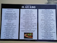 Menu du Pizzeria Il Guado à Prato