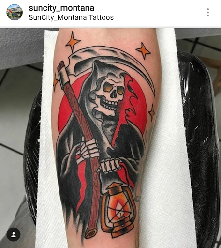 Explore rancher tattoo ideas, creative tattoo ideas in El Paso, available at Sun City Tattoo Montana