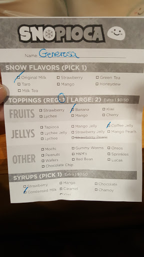 Dessert Shop «Snopioca», reviews and photos, 6423 Babcock Rd #104, San Antonio, TX 78249, USA