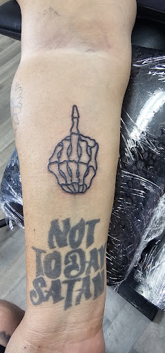 Explore fire tattoo ideas, creative tattoo ideas in Riverside, available at Darkstar Tattoo CA