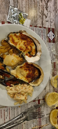 Huîtres Rockefeller du Restaurant de fruits de mer La Ferme Marine - La Tablée à Marseillan - n°11